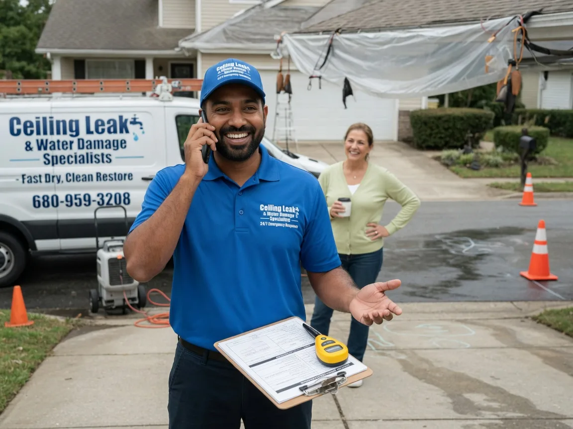 Ceiling Leak Cleanup Spelter, WV FAQs